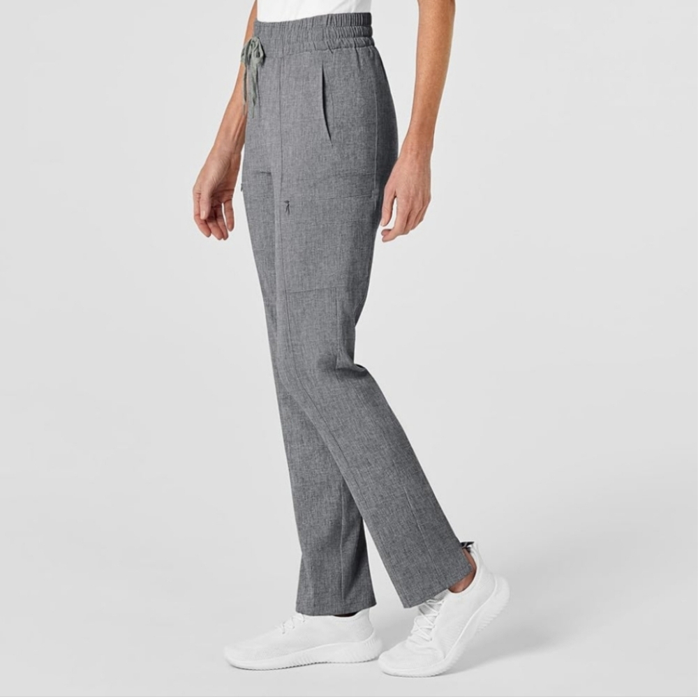 WonderWink Gray Skinny Scrubs Side Pockets And Utility Pockets Comfort 1xP